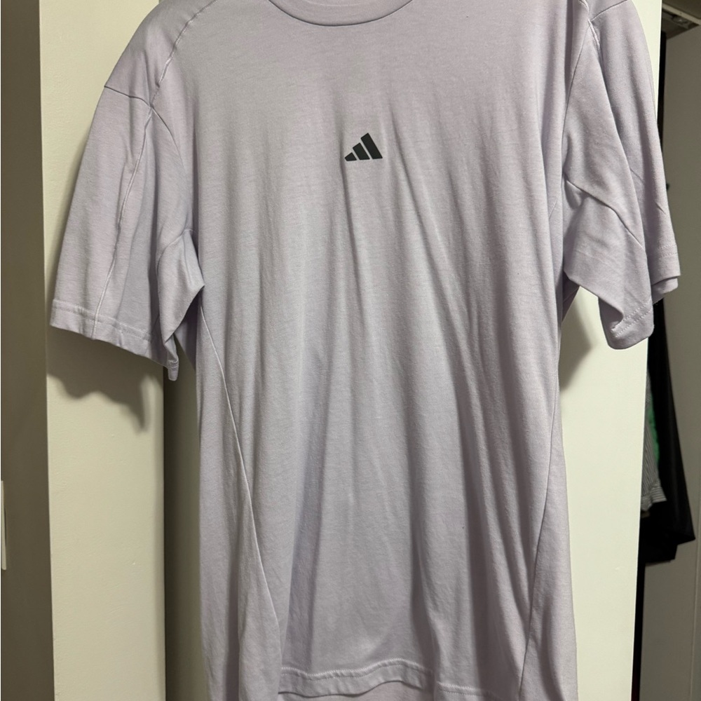 Adidas Men's Light Purple Short Sleeve Tee